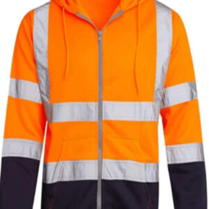 Men's Hooded Sweatshirt with Reflective Strips