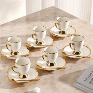 Luxury Ceramic tea cup and saucer