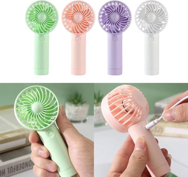Handheld Rechargeable Portable Mini Fan - USB - Image 2